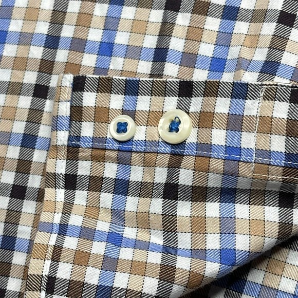 Peter Millar Long Sleeve Button Down Shirt Men's Size XXL 2XL - Picture 7 of 16